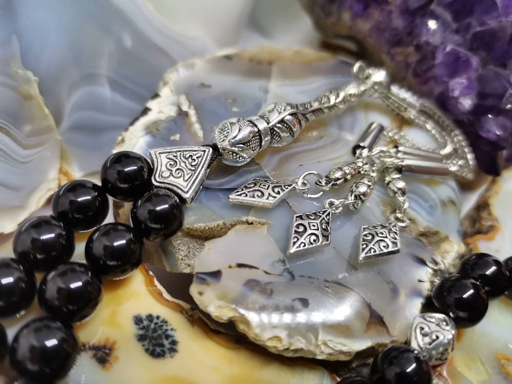 8 mm Siyah Oniks Tesbih