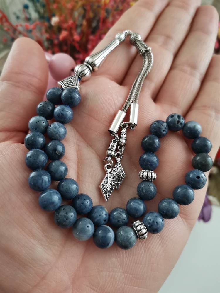 Orijinal Mavi Mercan Tesbih