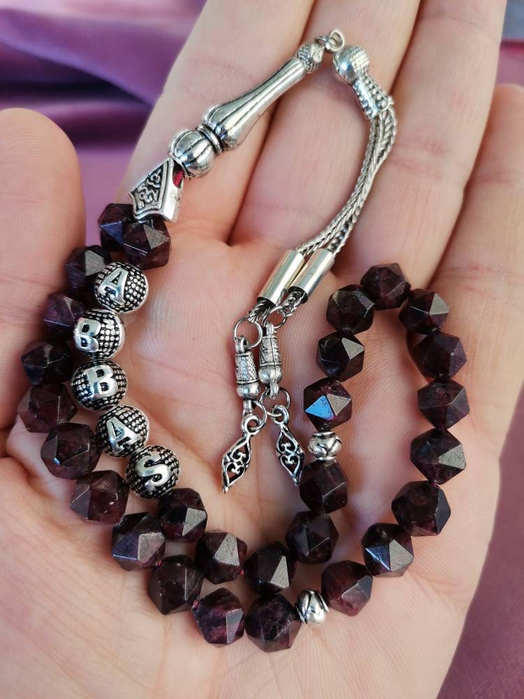 Kişiye Özel Lal Taşı Doğaltaş Tesbih