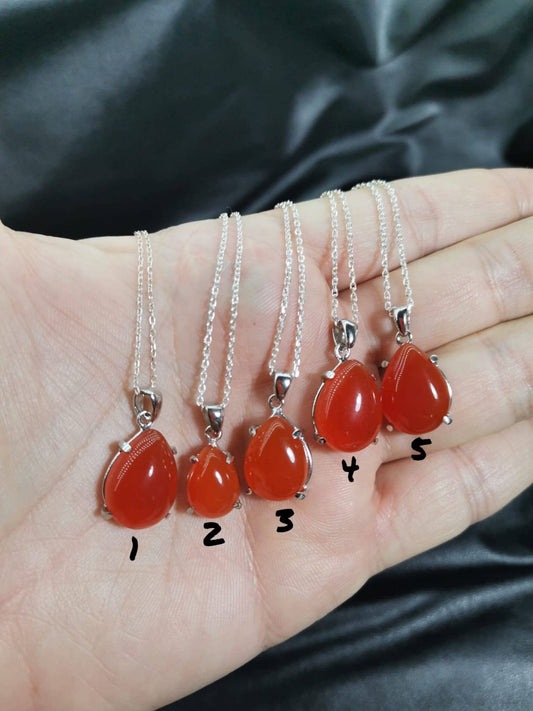 925 Ayar Gümüş Yemen Akik Kolye