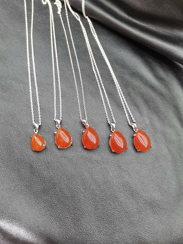 925 Ayar Gümüş Yemen Akik Kolye