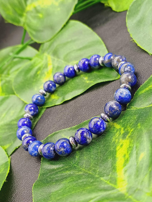 Lapis Lazuli Erkek Doğaltaş Bileklik