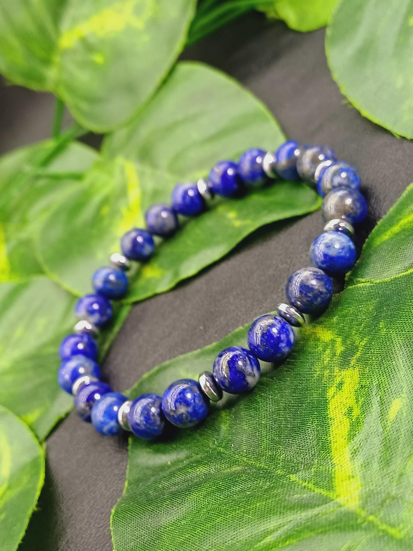Lapis Lazuli Erkek Doğaltaş Bileklik