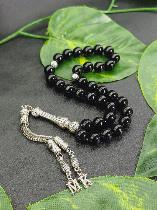 Kişiye Özel Siyah Oniks Doğaltaş Tesbih