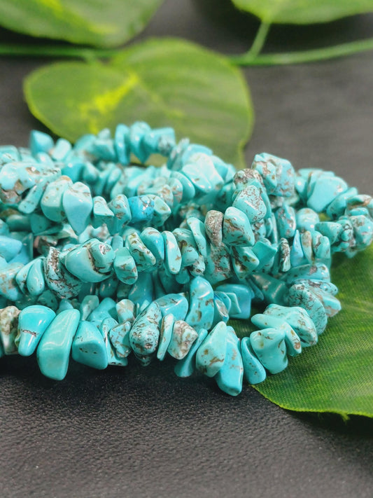 Turkuaz Kırık Taş Bileklik
