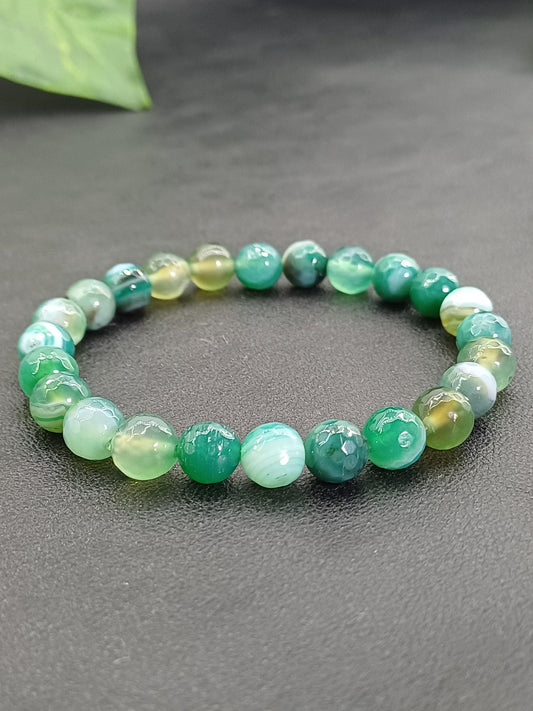 Madagaskar Yeşil Akik Bileklik