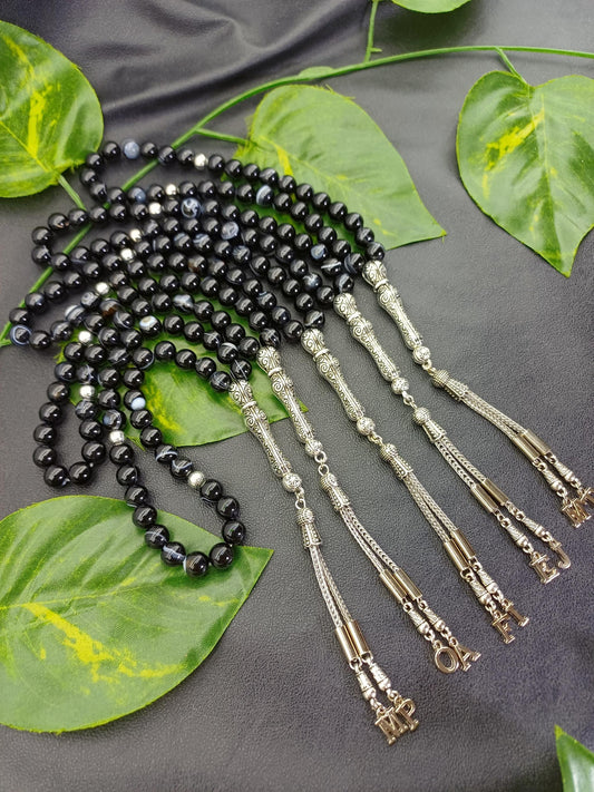 Kişiye Özel Siyah Akik Tesbih