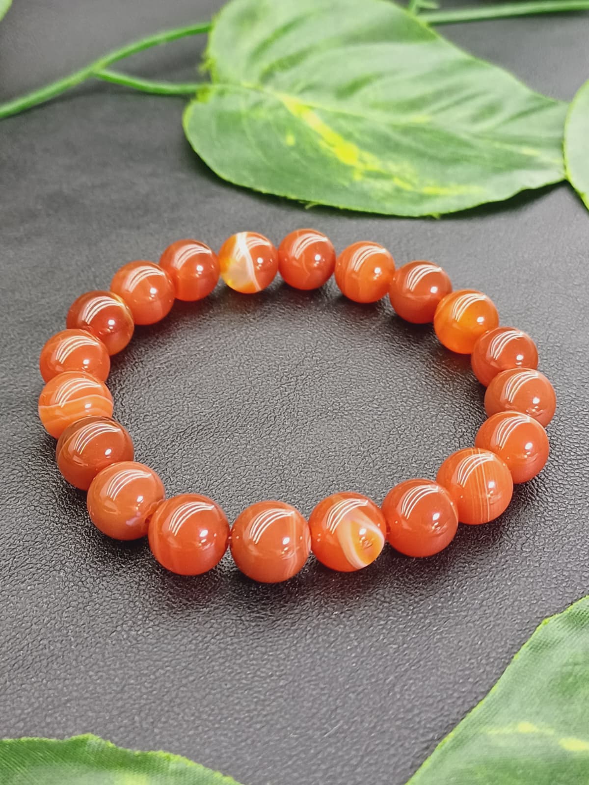 Yemen Akik (Karnelyan) Bileklik
