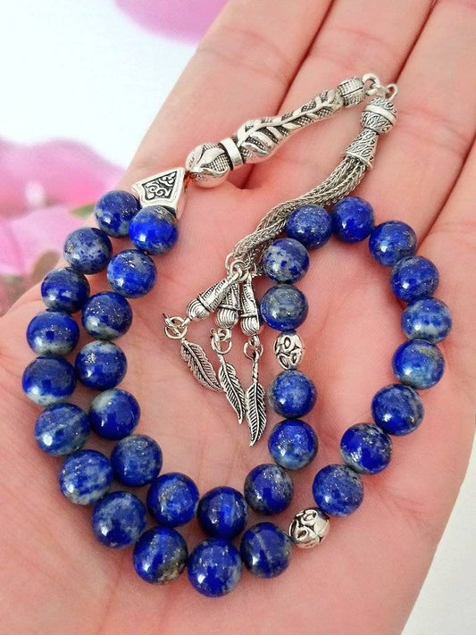 Lapis Lazuli Doğaltaş Tesbih
