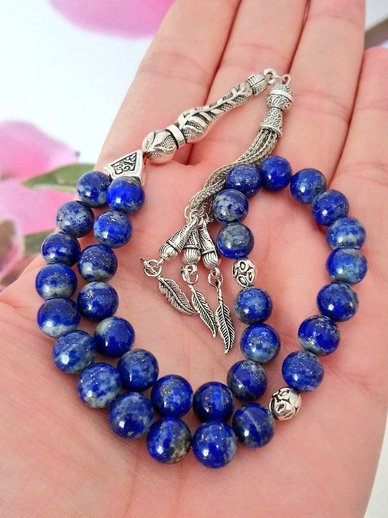 Lapis Lazuli Doğaltaş Tesbih