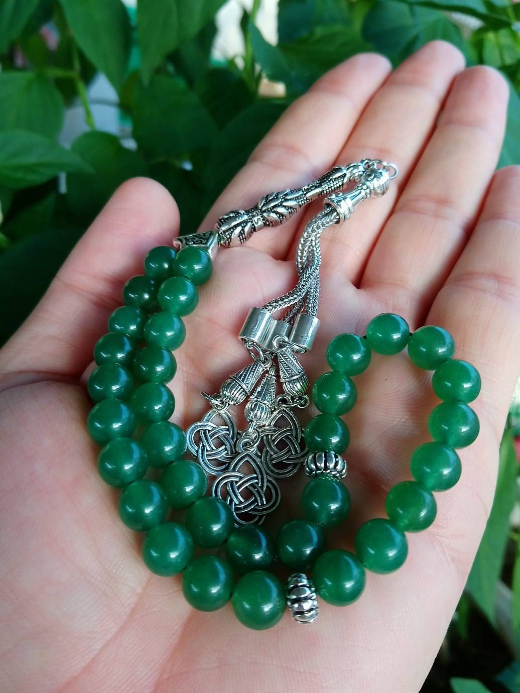 Yeşil Aventurin Doğaltaş Tesbih