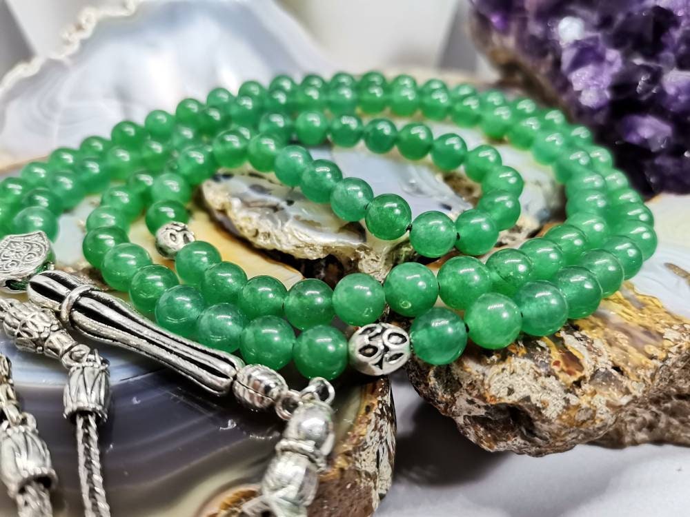 99 Boncuklu Aventurin Doğaltaş Tesbih