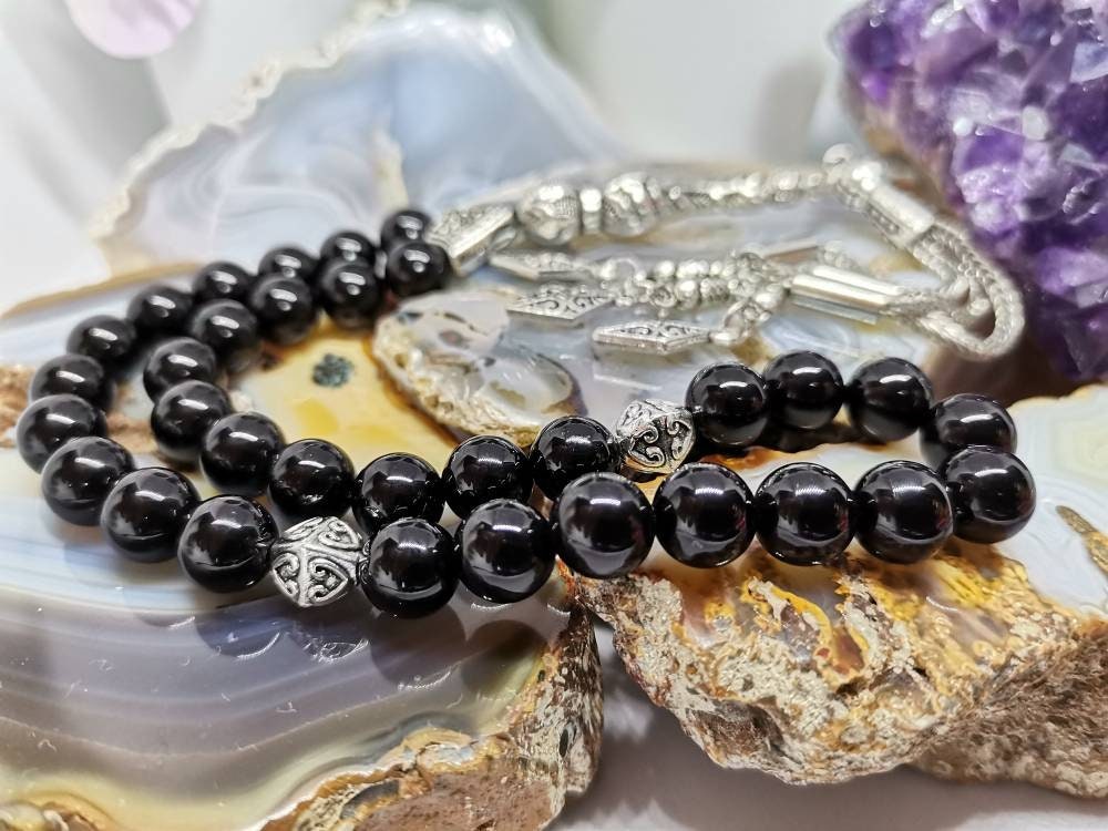 8 mm Siyah Oniks Tesbih