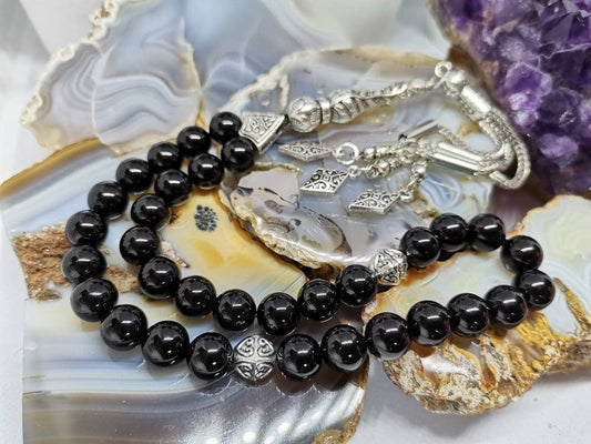 8 mm Siyah Oniks Tesbih