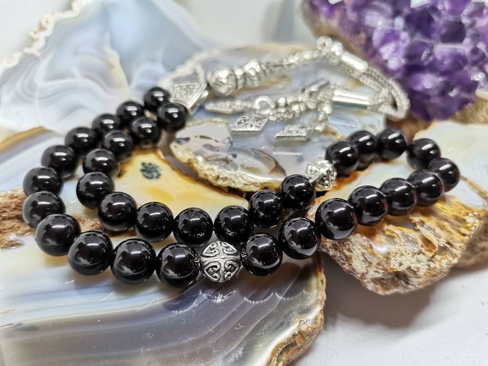 8 mm Siyah Oniks Tesbih