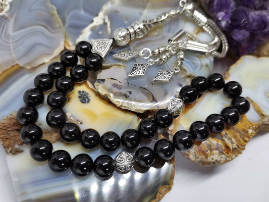 8 mm Siyah Oniks Tesbih