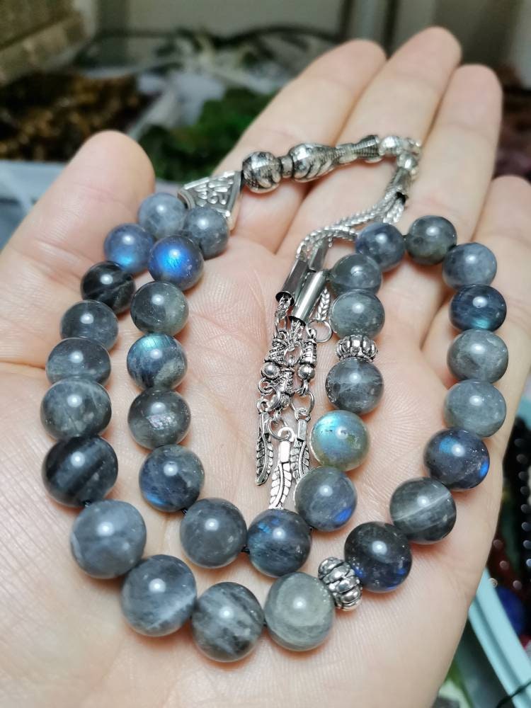 10 mm Premium Kalite Labradorit Tesbih
