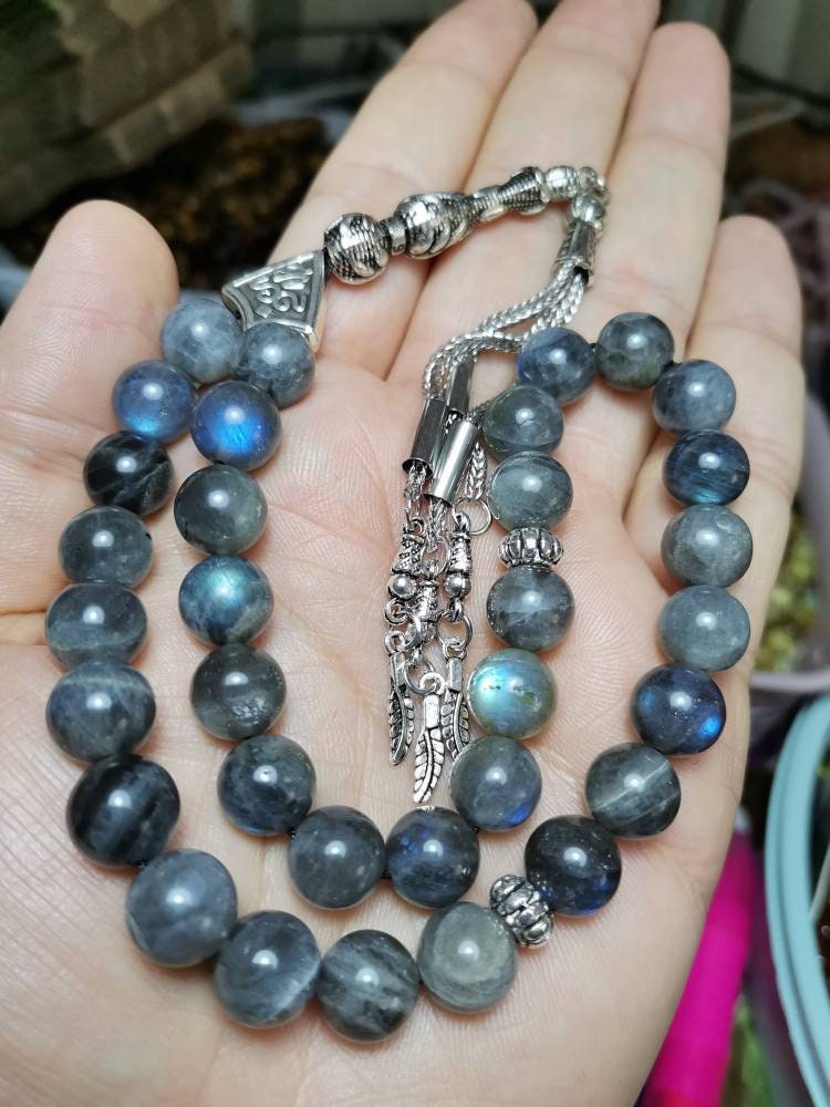 10 mm Premium Kalite Labradorit Tesbih