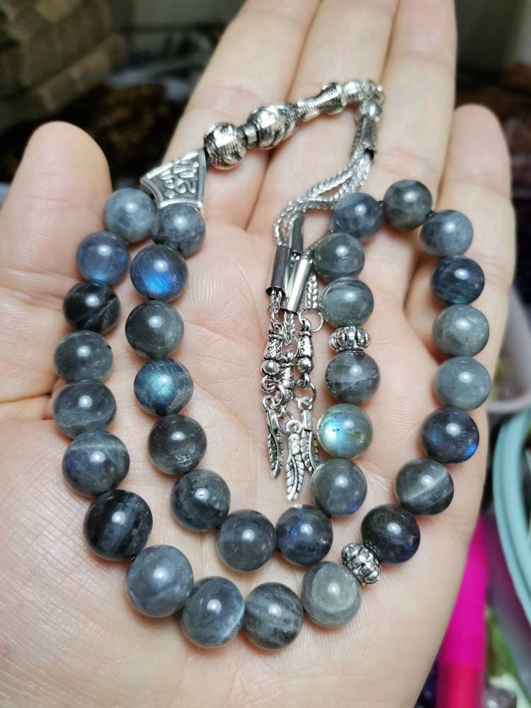 10 mm Premium Kalite Labradorit Tesbih