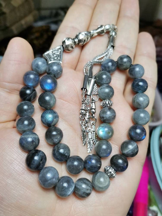 10 mm Premium Kalite Labradorit Tesbih