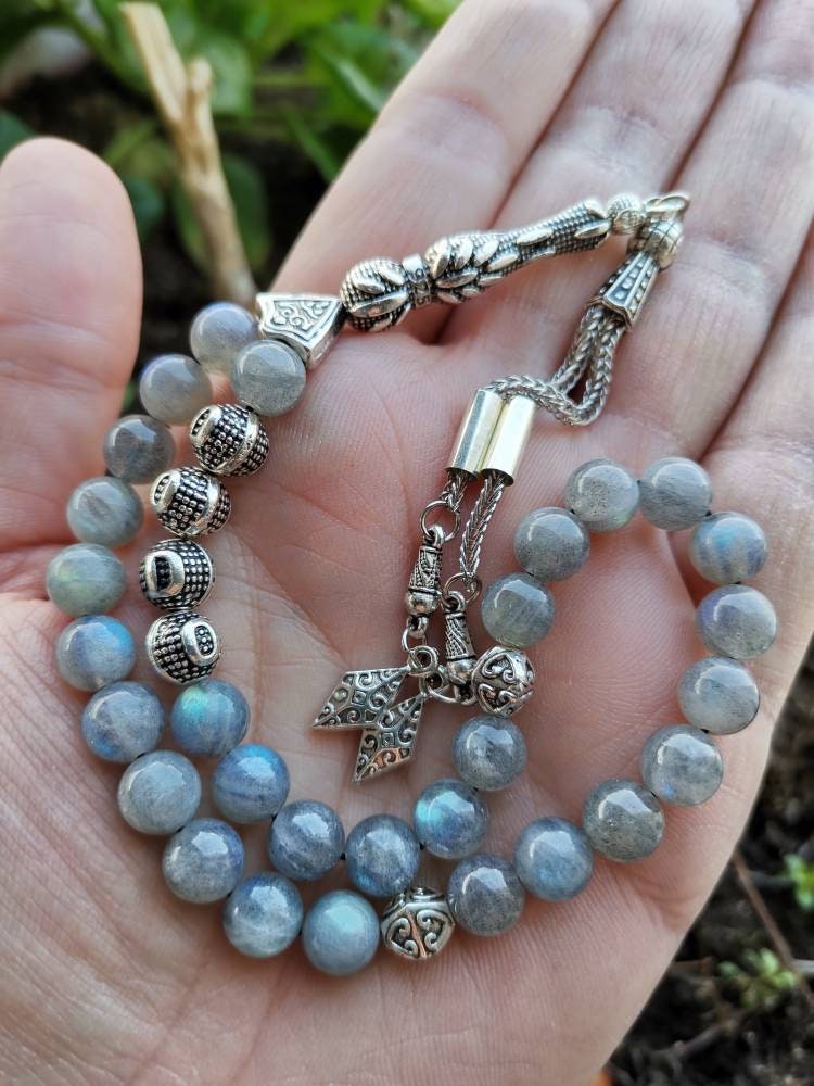 Kişiye Özel İsimli Labradorit Tesbih