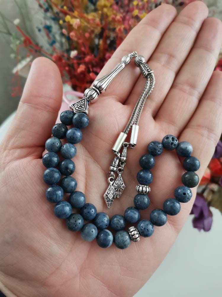 Orijinal Mavi Mercan Tesbih