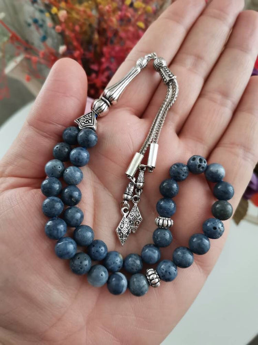 Orijinal Mavi Mercan Tesbih