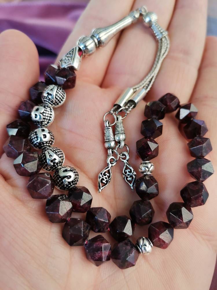 Kişiye Özel Lal Taşı Doğaltaş Tesbih