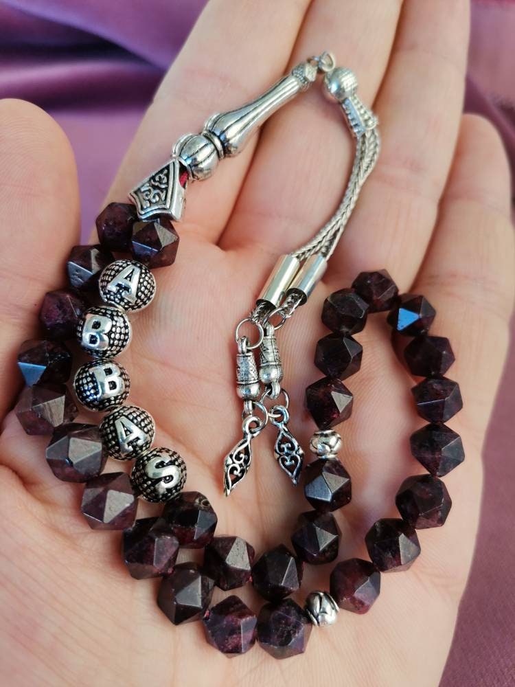 Kişiye Özel Lal Taşı Doğaltaş Tesbih