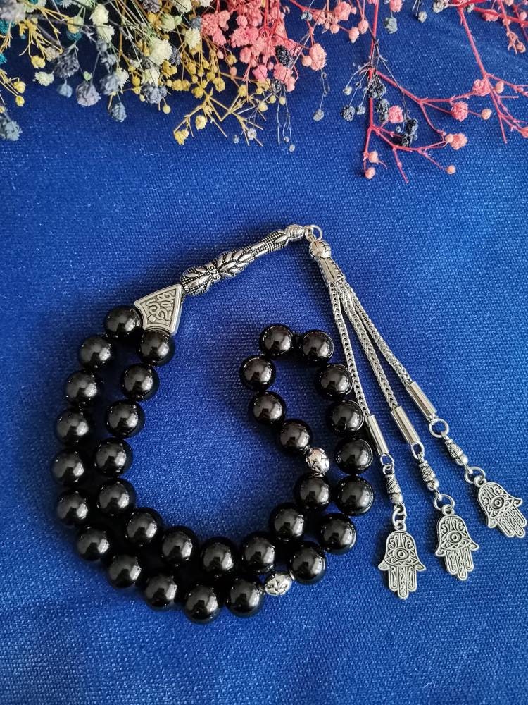 10 mm Siyah Oniks Tesbih