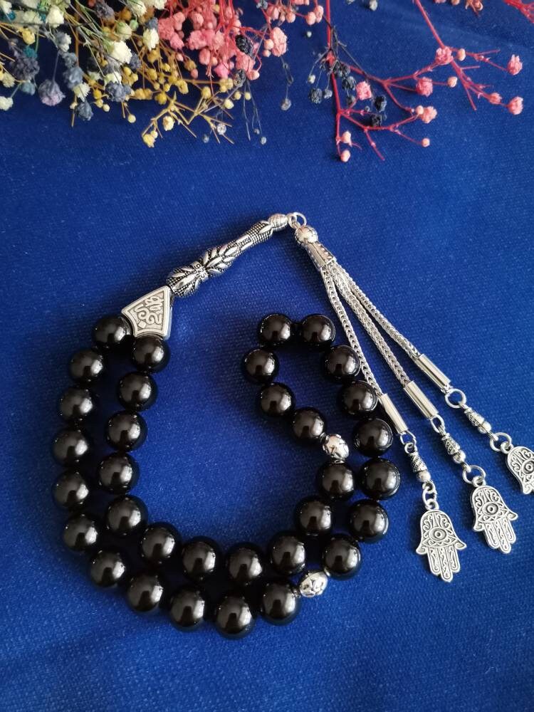 10 mm Siyah Oniks Tesbih
