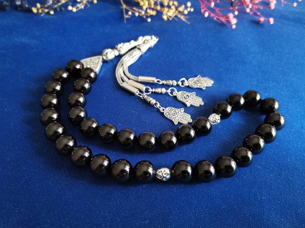 10 mm Siyah Oniks Tesbih