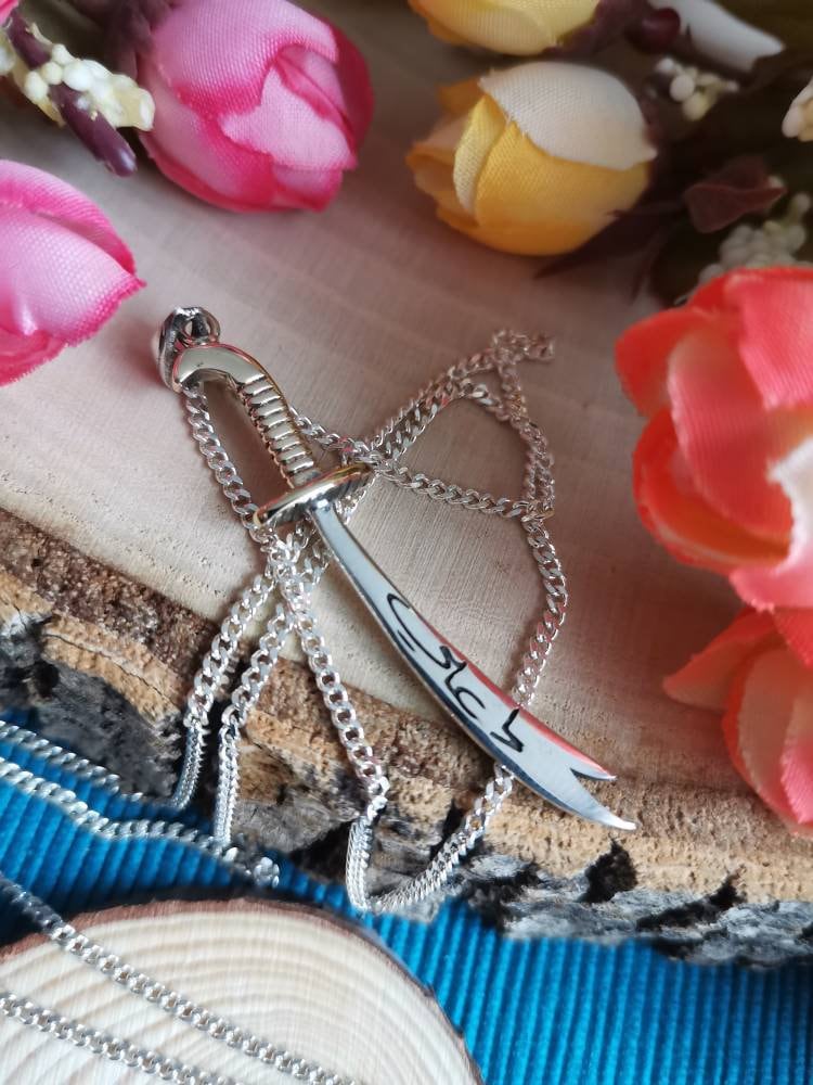 925 Ayar Gümüş Zülfikar Kolye