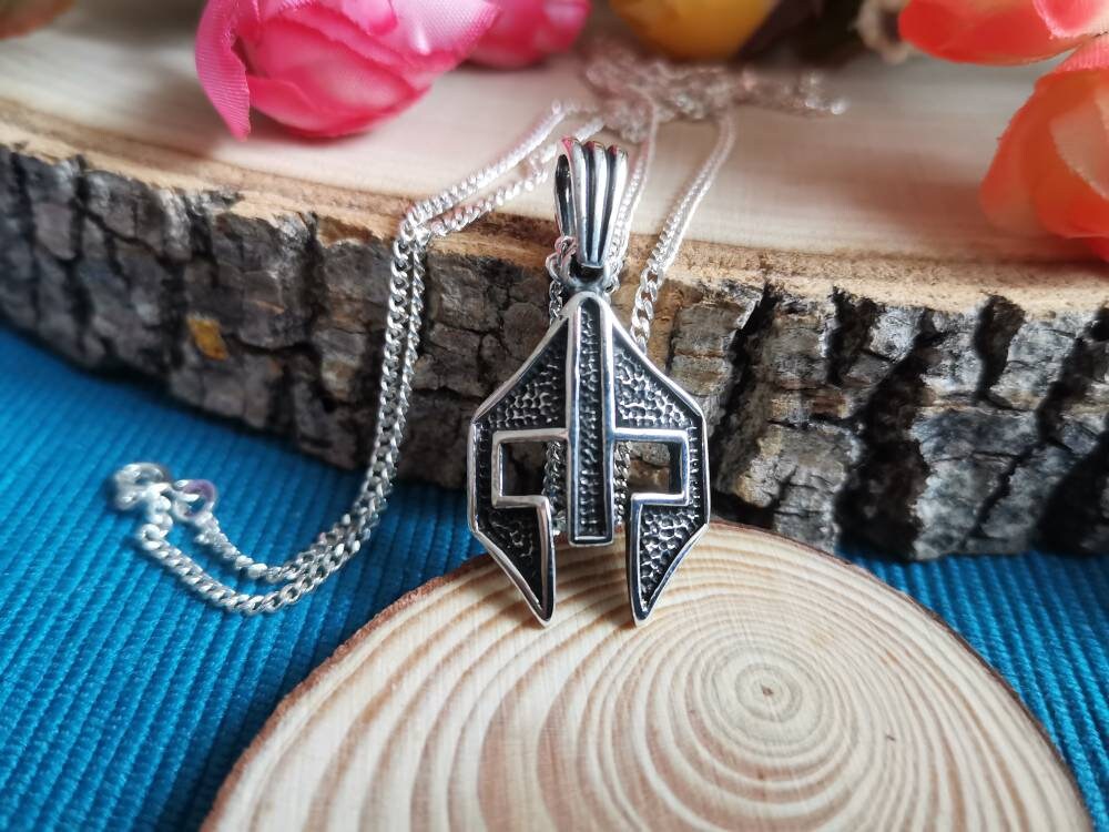 925 Ayar Gümüş Gladyatör Kolye