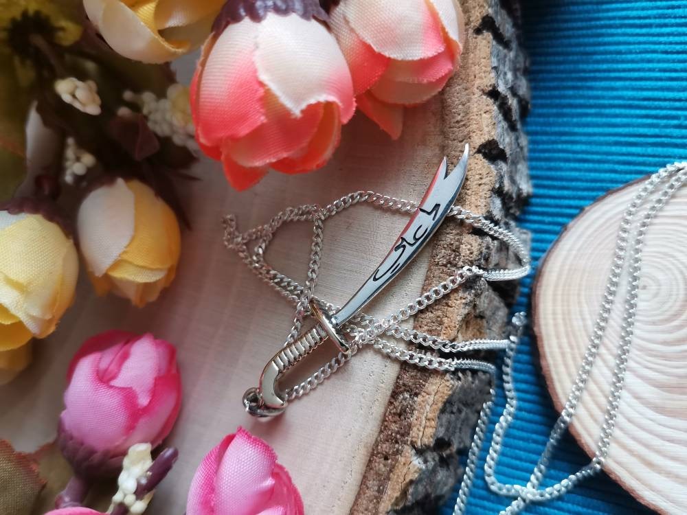 925 Ayar Gümüş Zülfikar Kolye