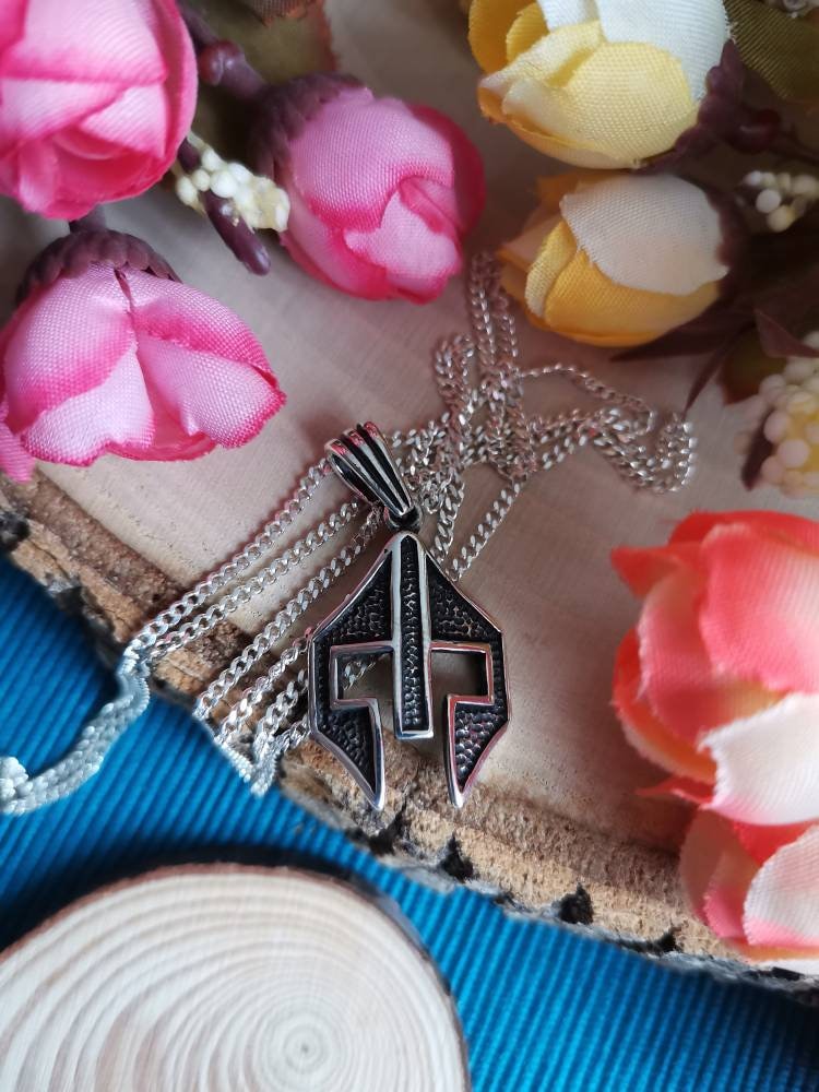 925 Ayar Gümüş Gladyatör Kolye