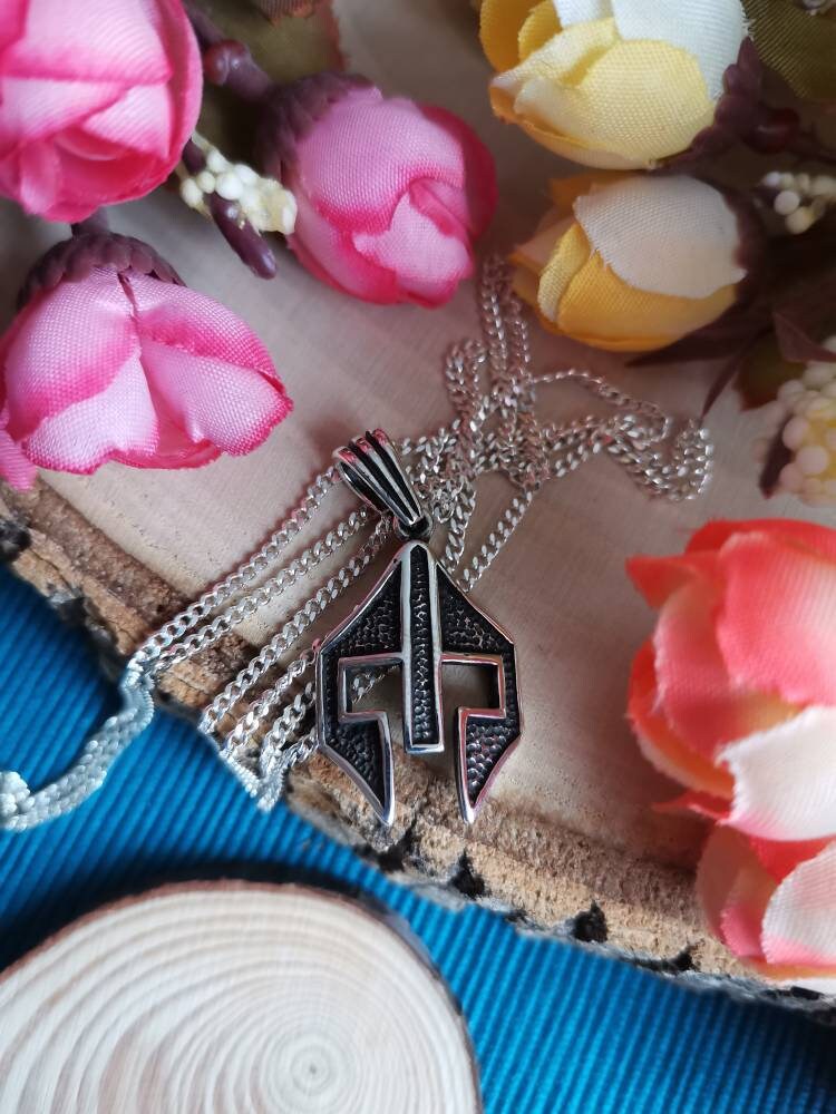 925 Ayar Gümüş Gladyatör Kolye