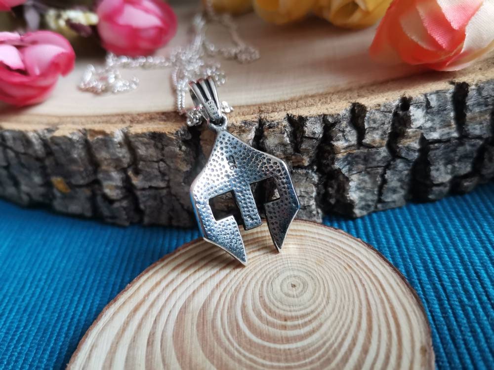 925 Ayar Gümüş Gladyatör Kolye