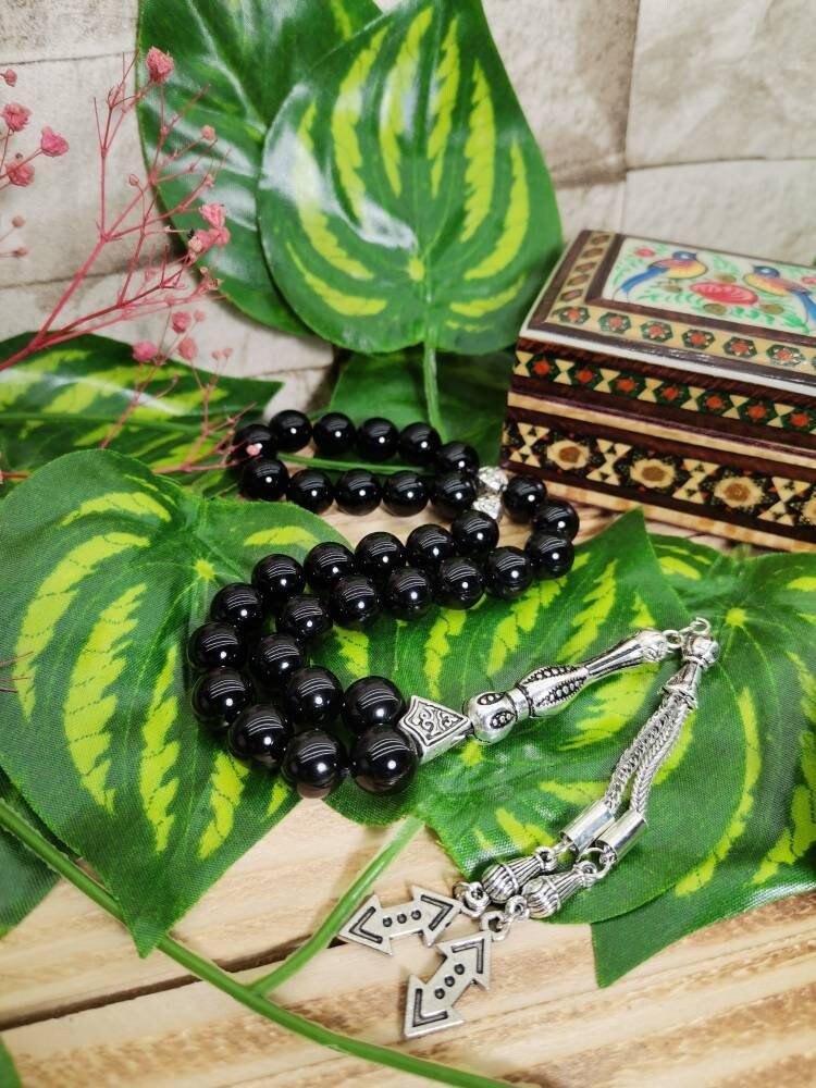 10 mm Siyah Oniks Tesbih