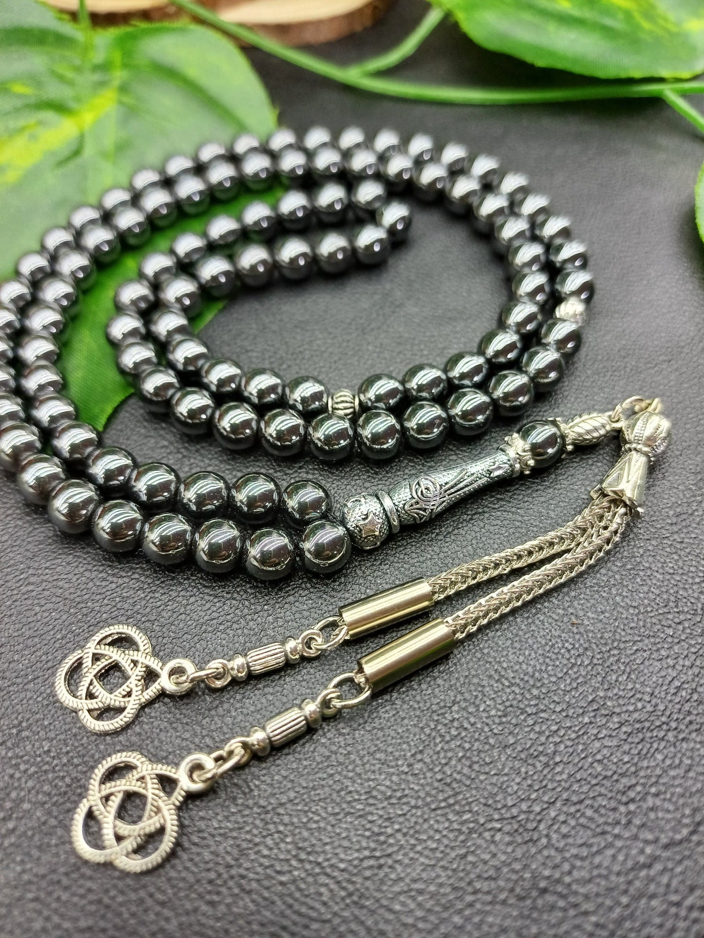 99 Boncuklu Hematit Doğaltaş Tesbih