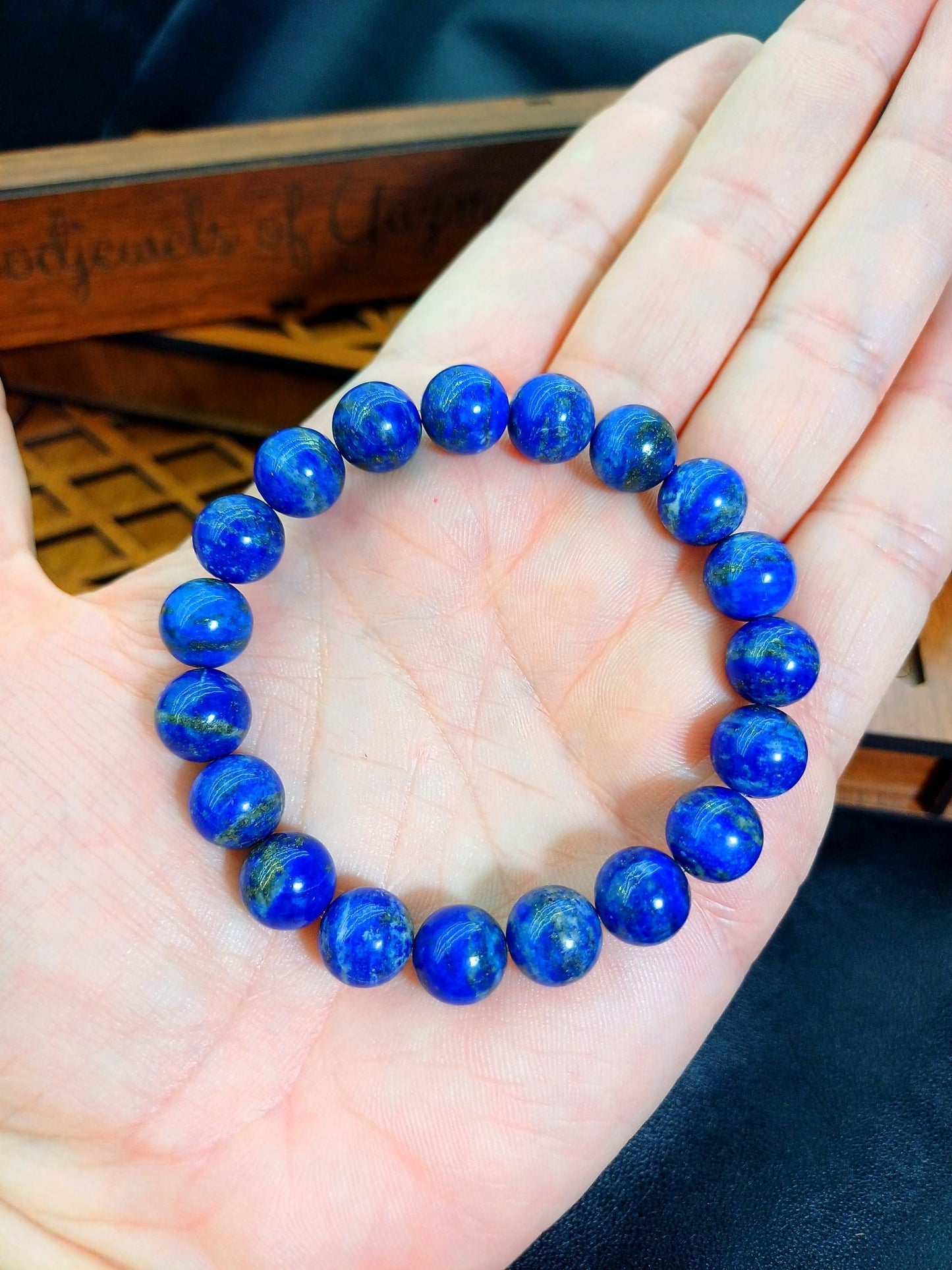 10 mm Lapis Lazuli Doğaltaş Bileklik