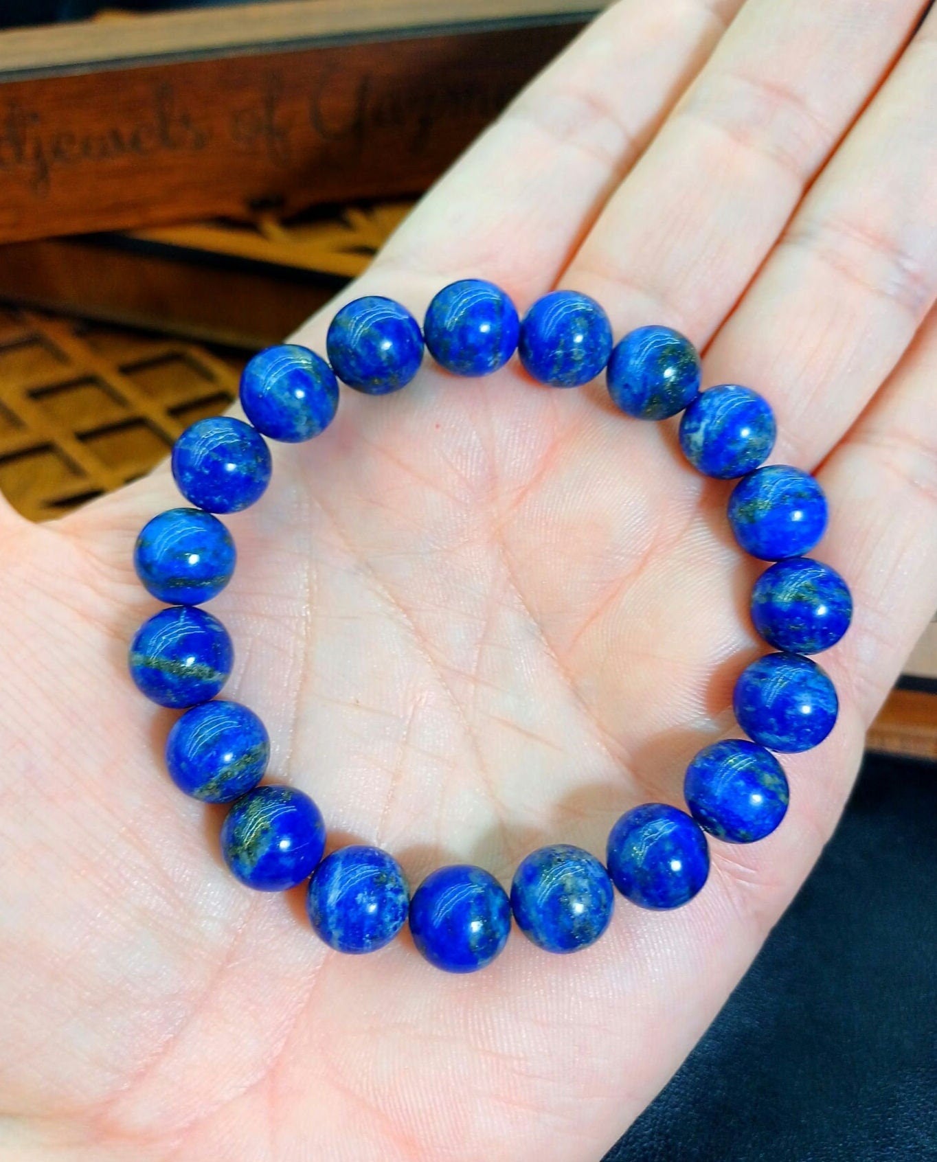 10 mm Lapis Lazuli Doğaltaş Bileklik