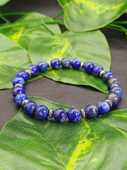Lapis Lazuli Erkek Doğaltaş Bileklik