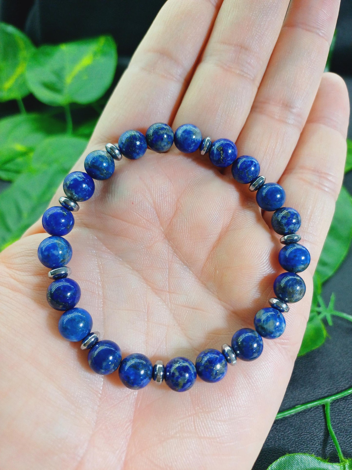 Lapis Lazuli Erkek Doğaltaş Bileklik