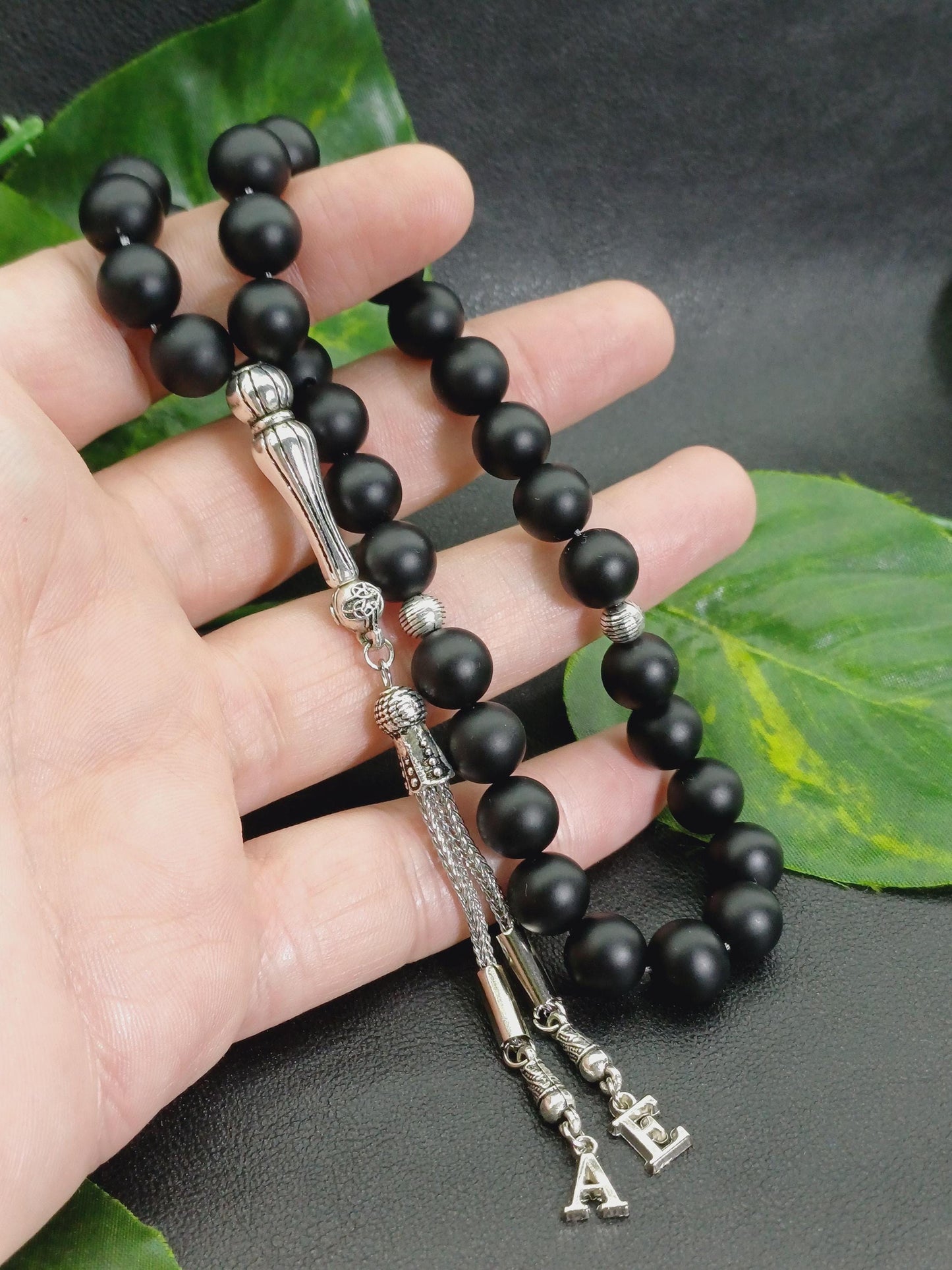 Kişiye Özel Mat Siyah Oniks Tesbih