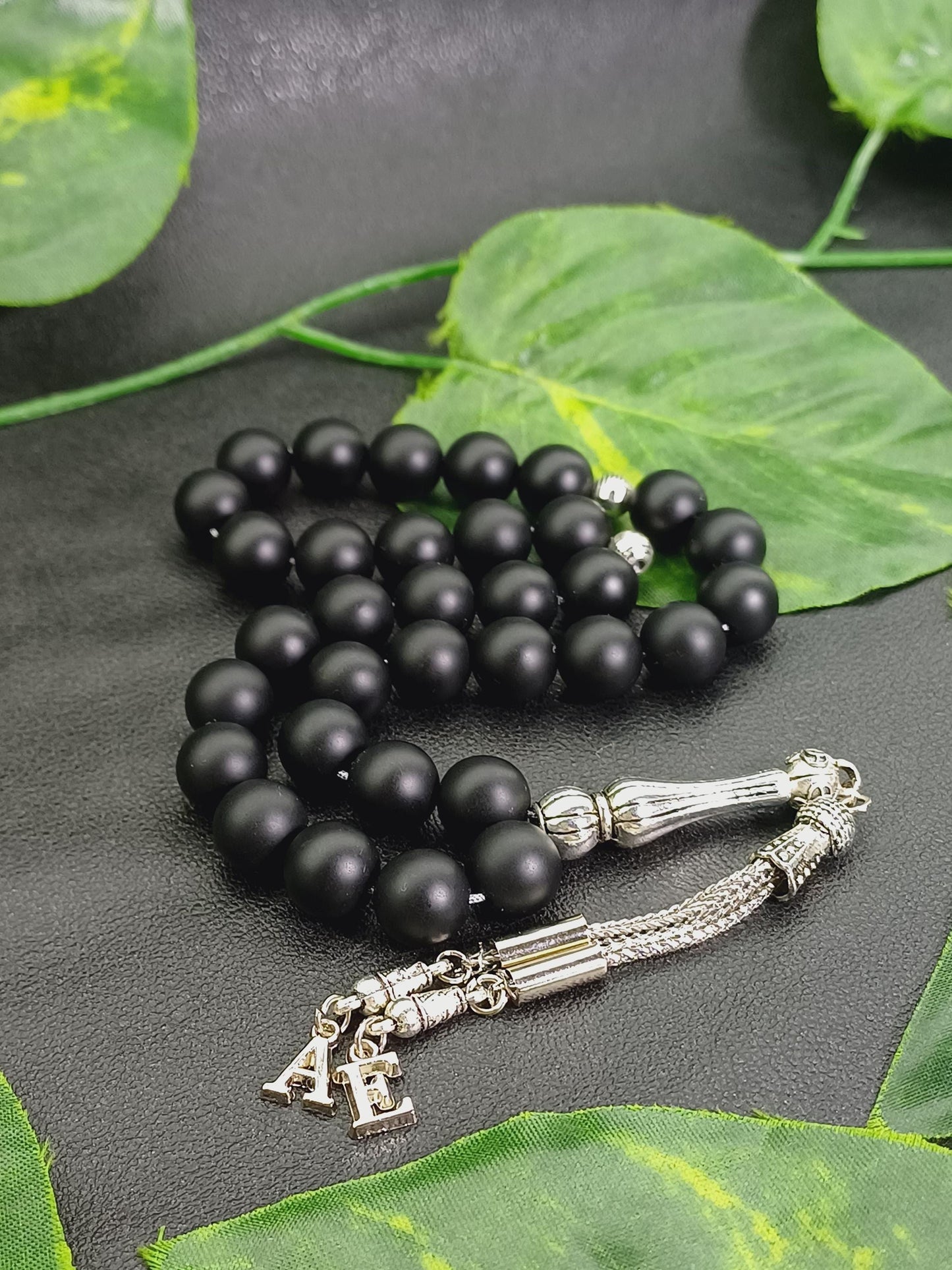 Kişiye Özel Mat Siyah Oniks Tesbih