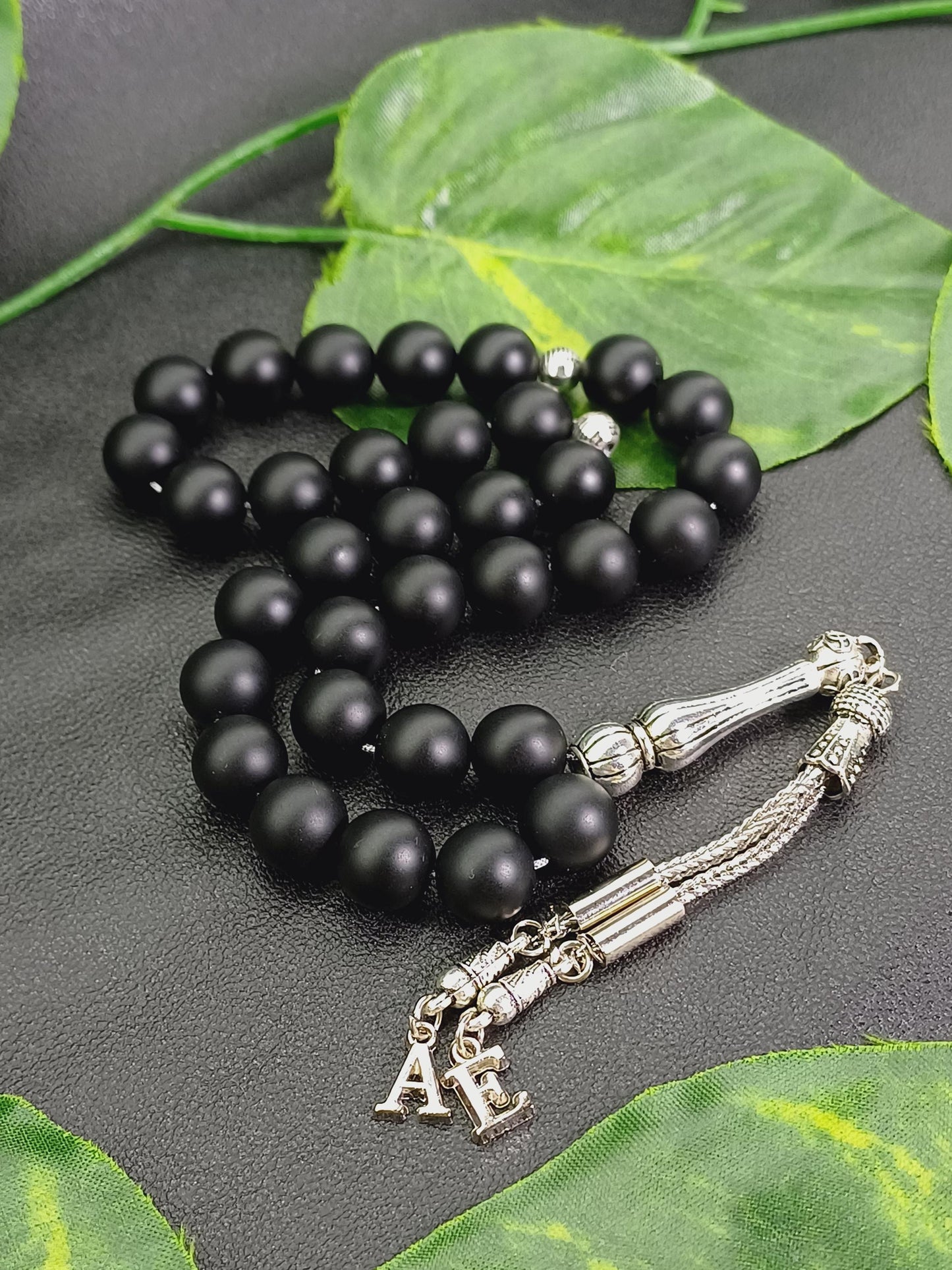 Kişiye Özel Mat Siyah Oniks Tesbih