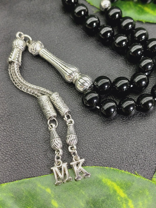 Kişiye Özel Siyah Oniks Doğaltaş Tesbih