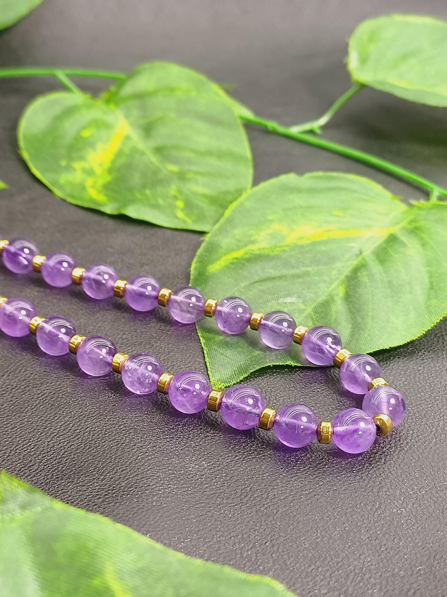 Ametist Doğaltaş Kolye