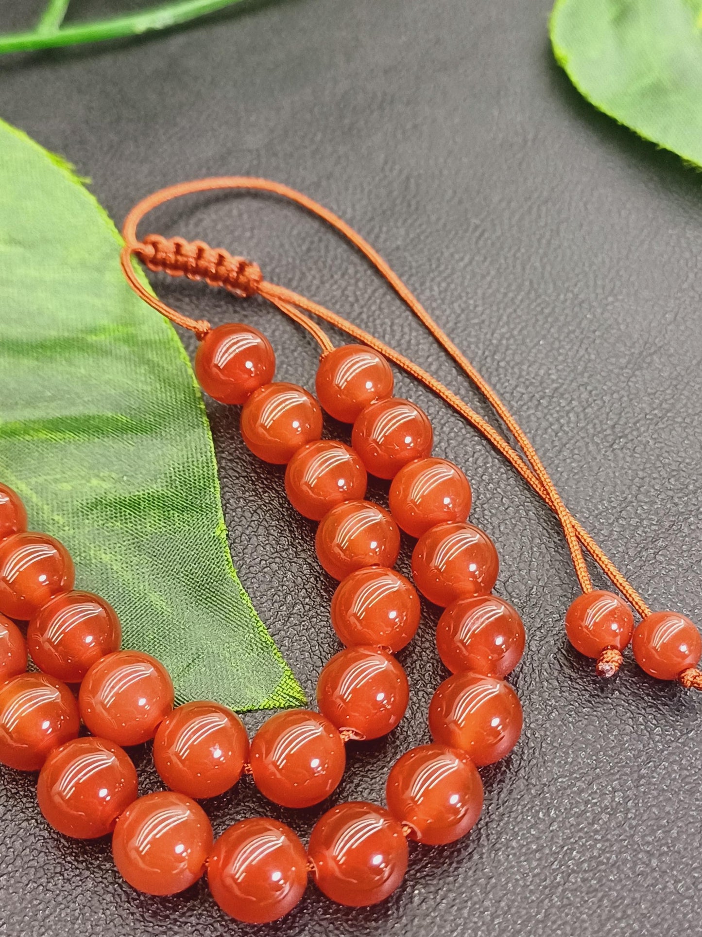 Karnelyan (Yemen Akik) Doğaltaş Kolye